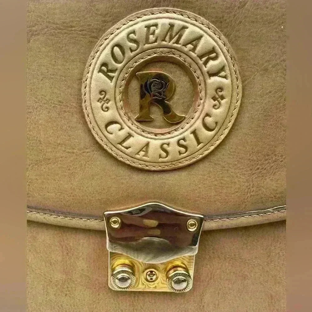 Rosemary Classic bag. Vintage purse. Jackie O vibes. Briefcase purse. Neutral - Picture 3 of 13